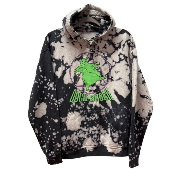 Hot Topic Disney Nightmare Before Christmas Oogie Boogie Hoodie Size Large - Picture 1 of 4